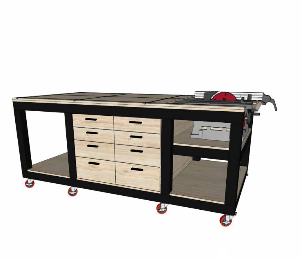 Assembly Table Drawers