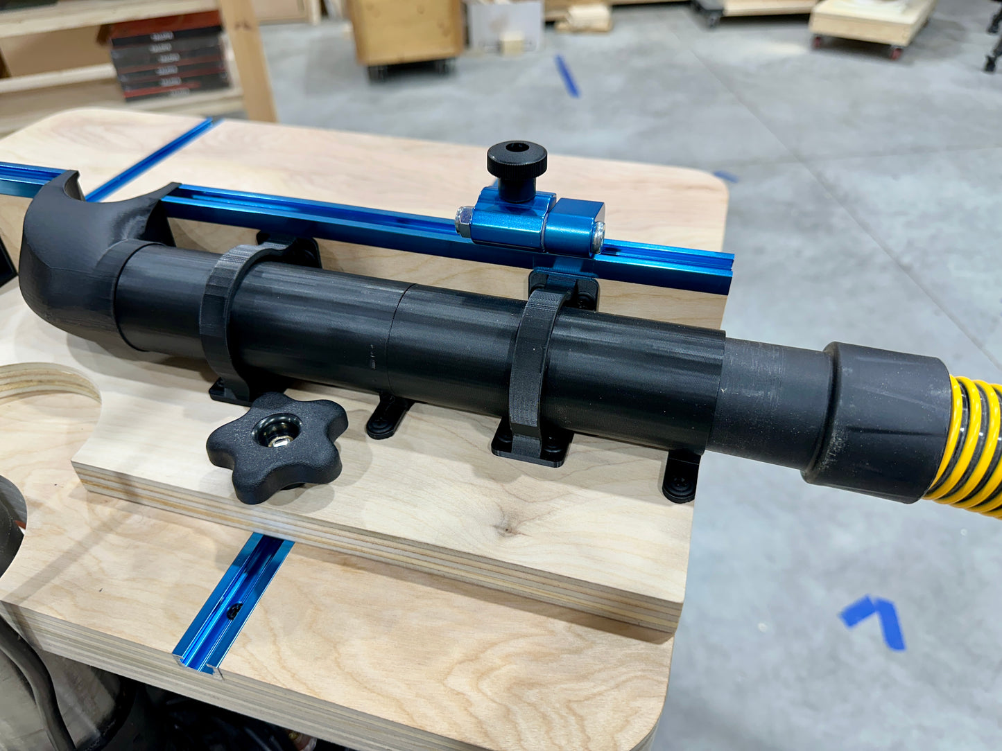 Drill Press Table Dust Collection System