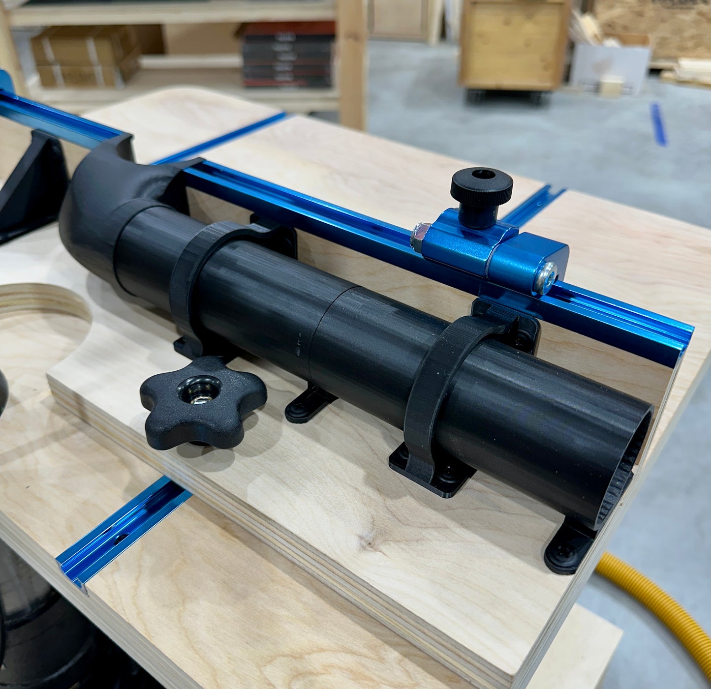 Drill Press Table Dust Collection System
