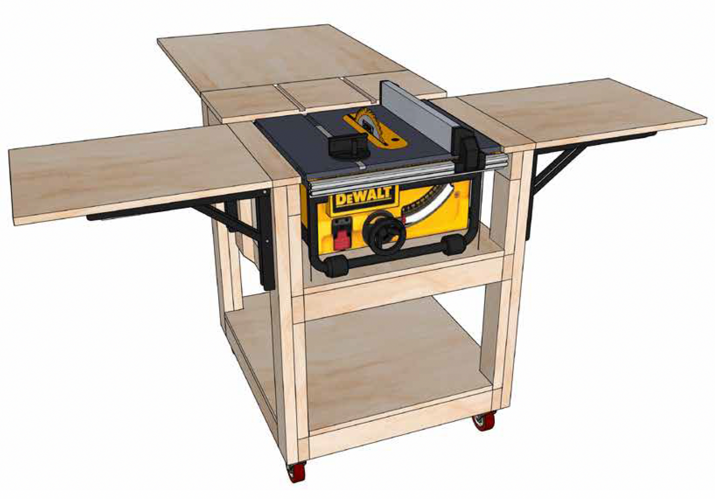 Expanding Outfeed Table
