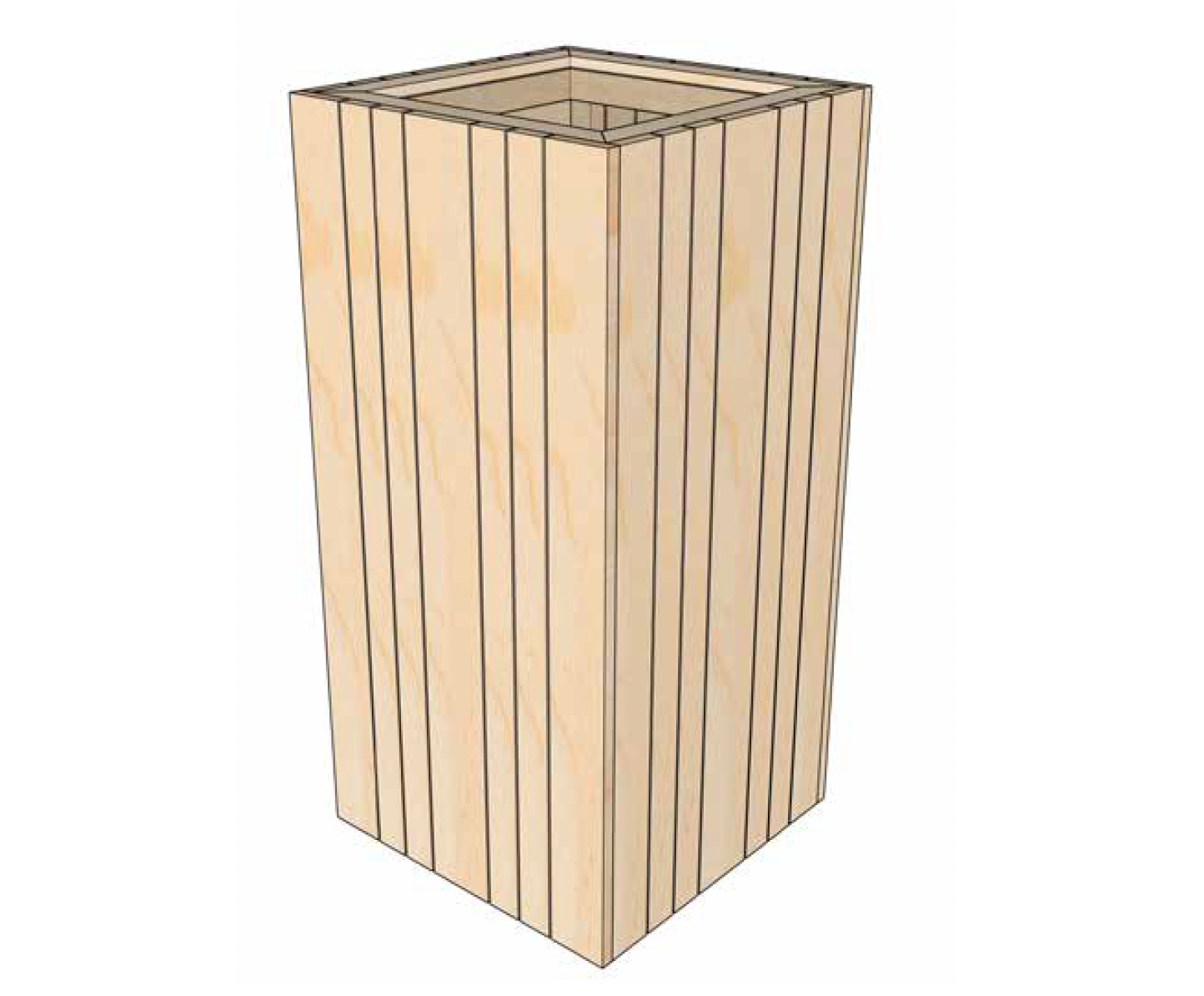 Adjustable Cedar Planter Box