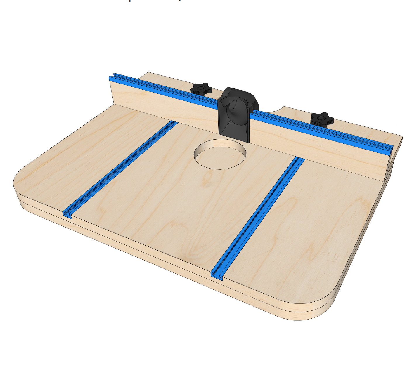 Drill Press Table and Fence