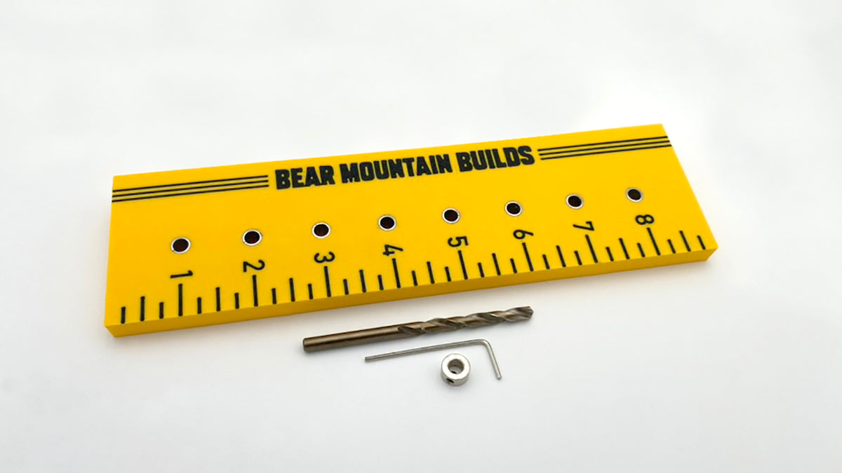 Shelf Peg Hole Drilling Jig