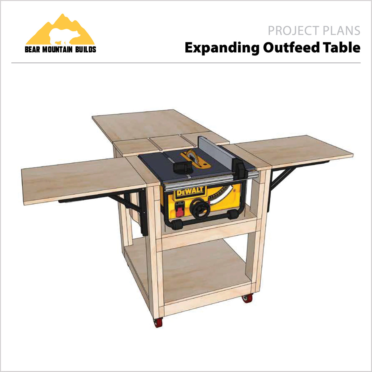 Expanding Outfeed Table – Bear Mountain Builds