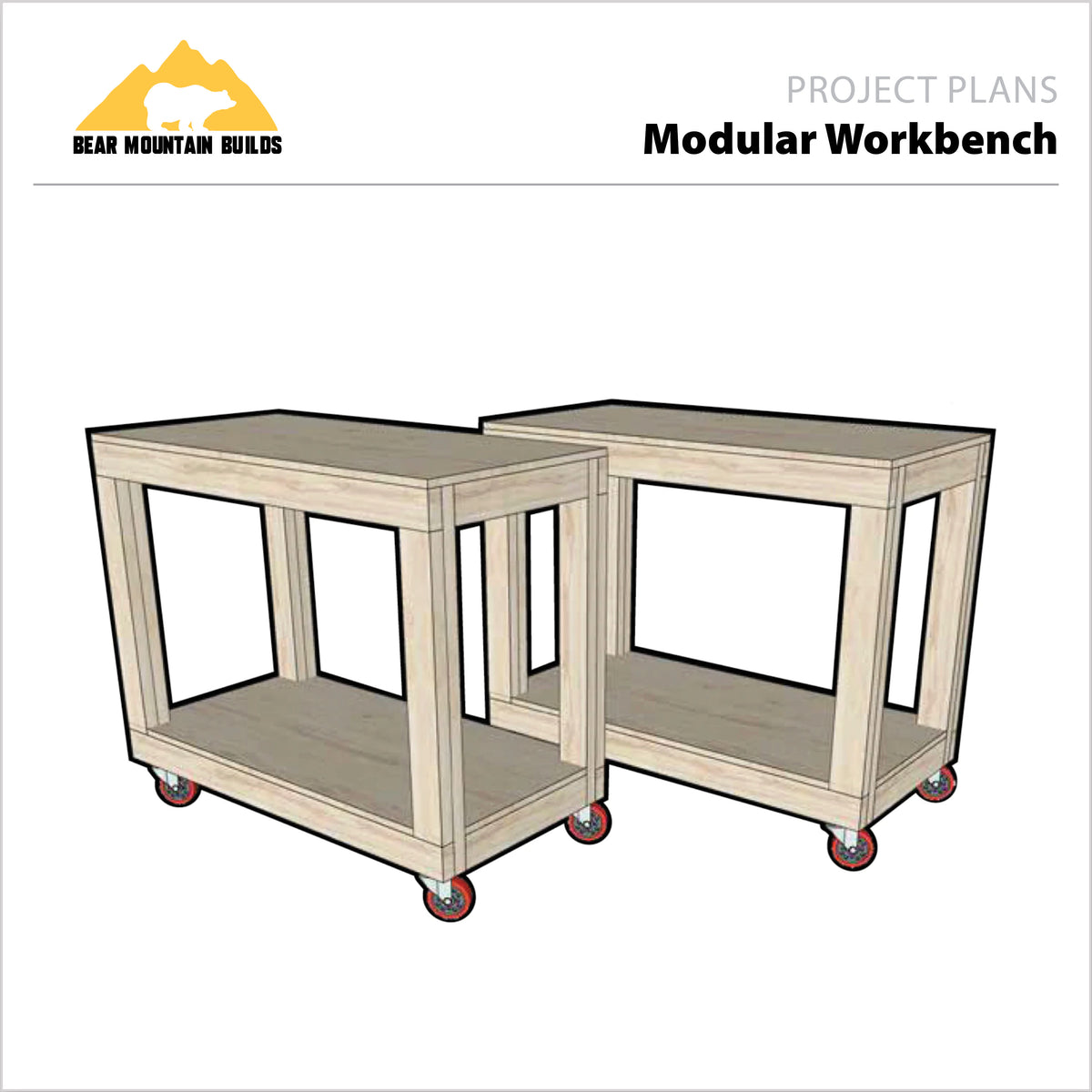 Modular Workbench – Bear Mountain Builds