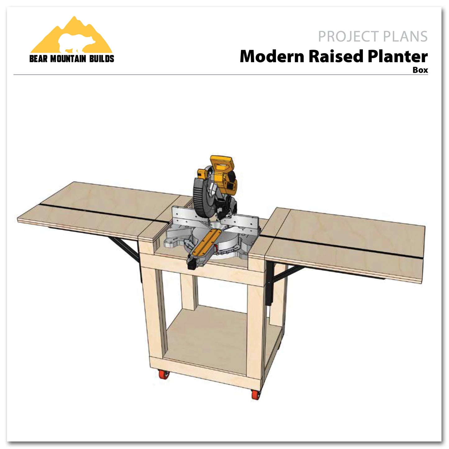 Expanding Miter Saw Table