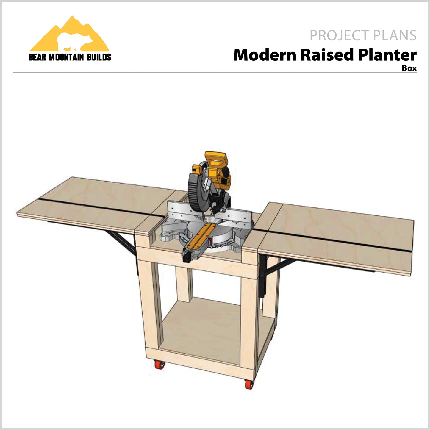Expanding Miter Saw Table
