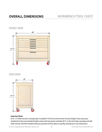 Tool Chest Workbench