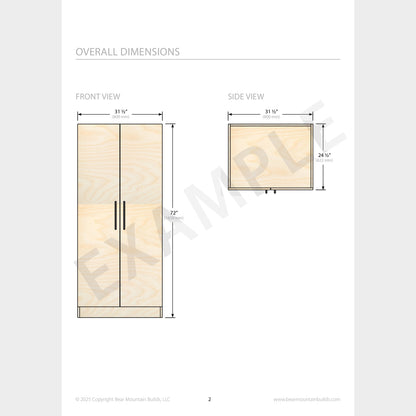 Pull Out Shelf Cabinet