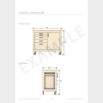 Lift Top Tool Cabinet