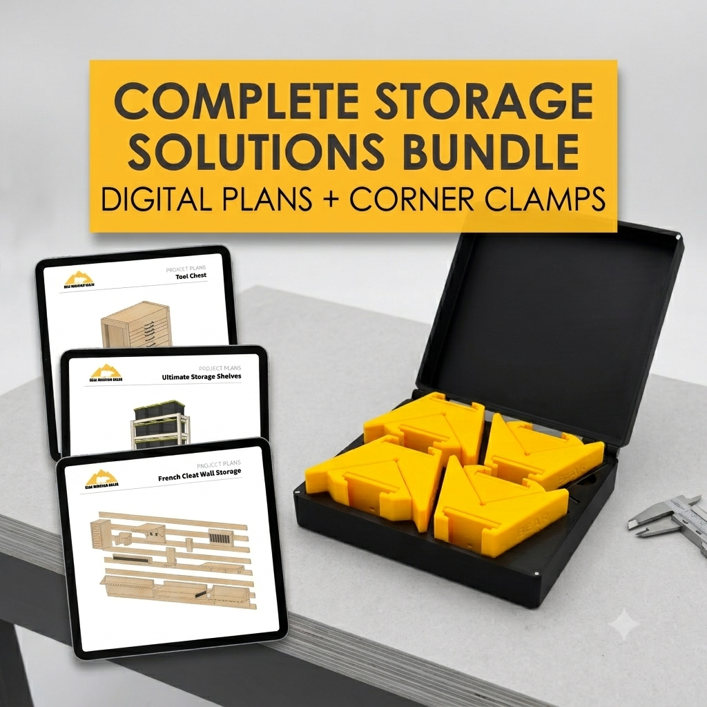 Adjustable Corner Clamps Bundle + Storage Plans Bundle