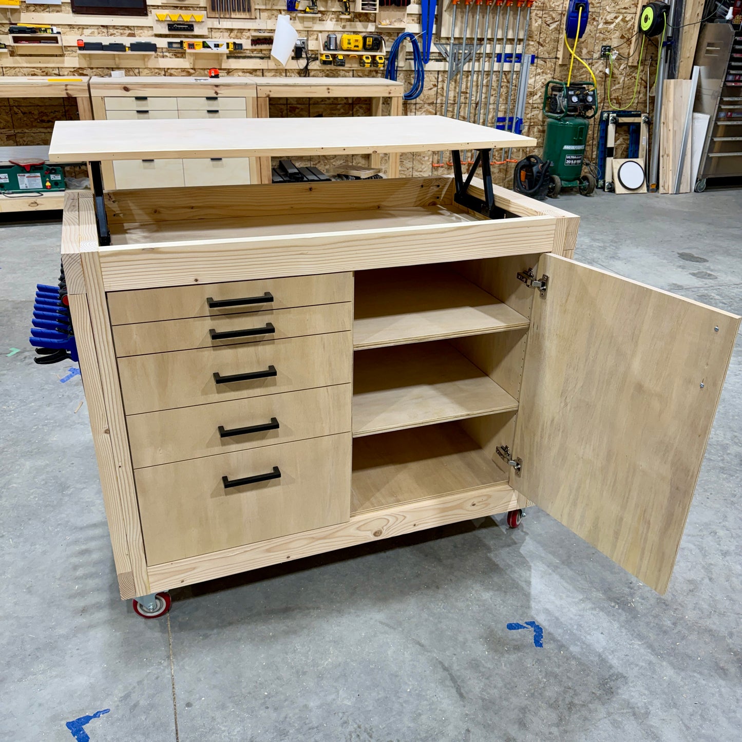 Lift Top Tool Cabinet