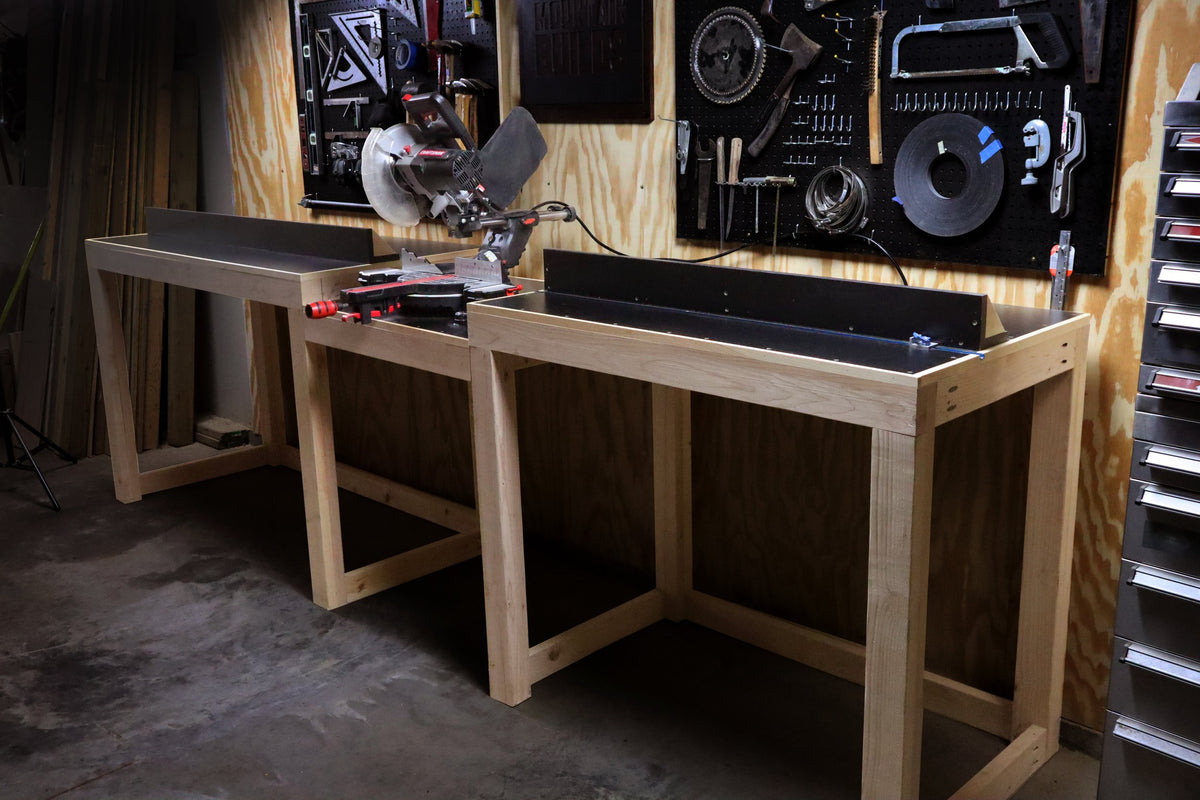 Multi Level Miter Table Miter Saw Table – Bear Mountain Builds