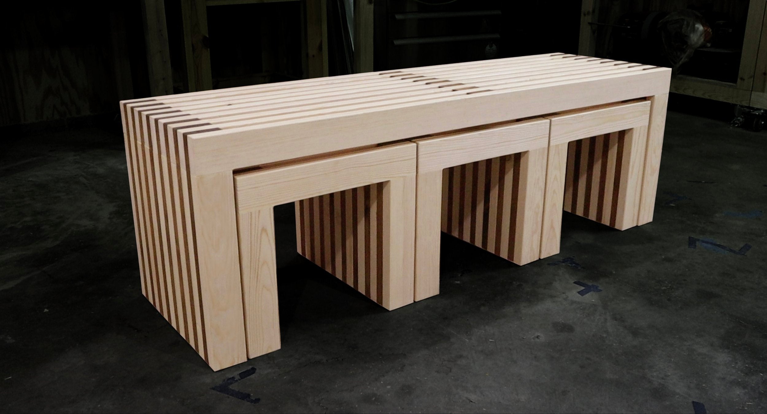 Slat Bench – Bear Mountain Builds