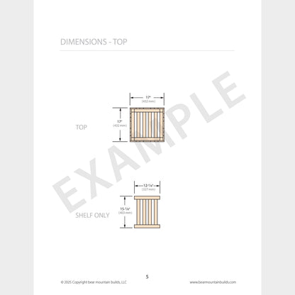 Adjustable Cedar Planter Box