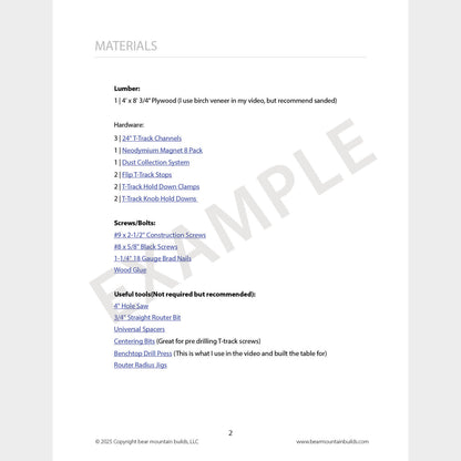 Drill Press Table and Fence