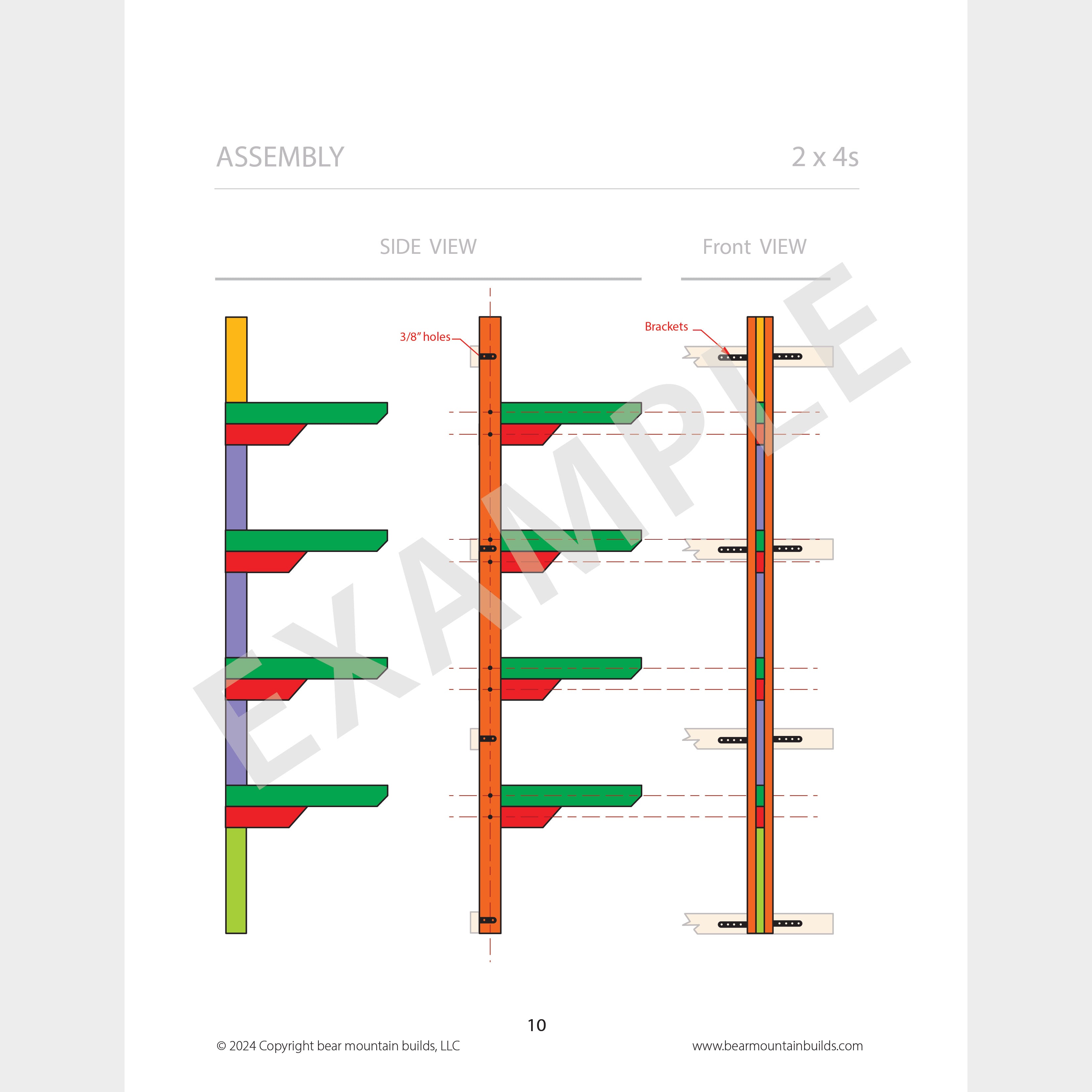 Lumber Rack Revit Cantilevered Lumber Rack – Bear Mountain Builds