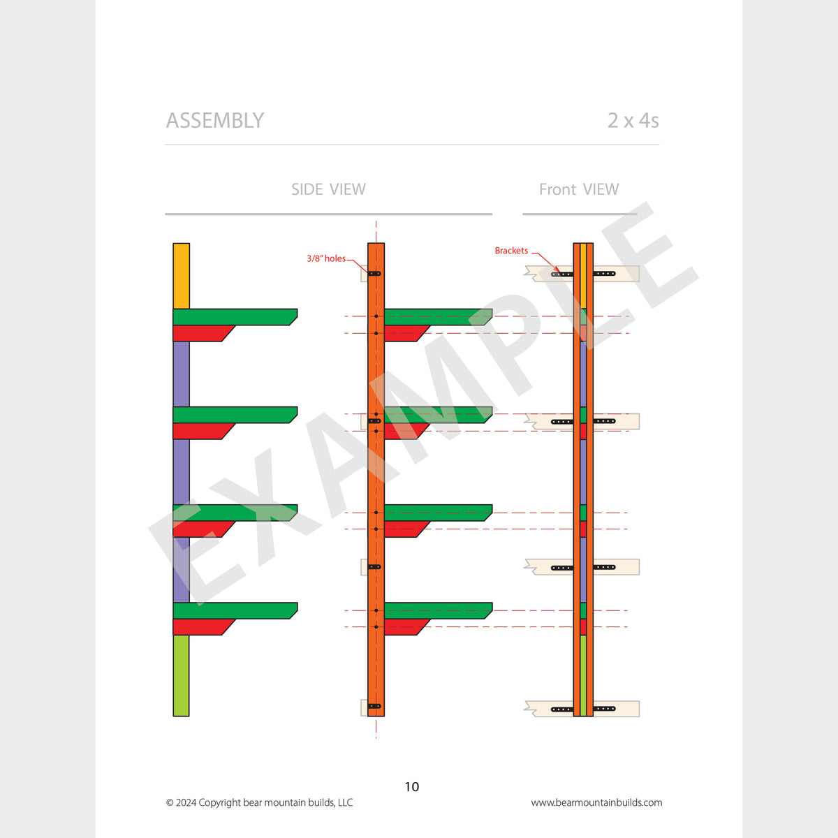 Cantilevered Lumber Rack – Bear Mountain Builds