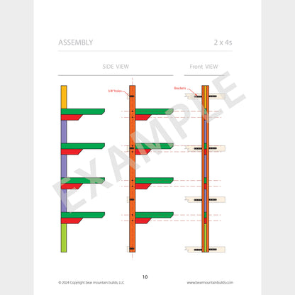 Cantilevered Lumber Rack