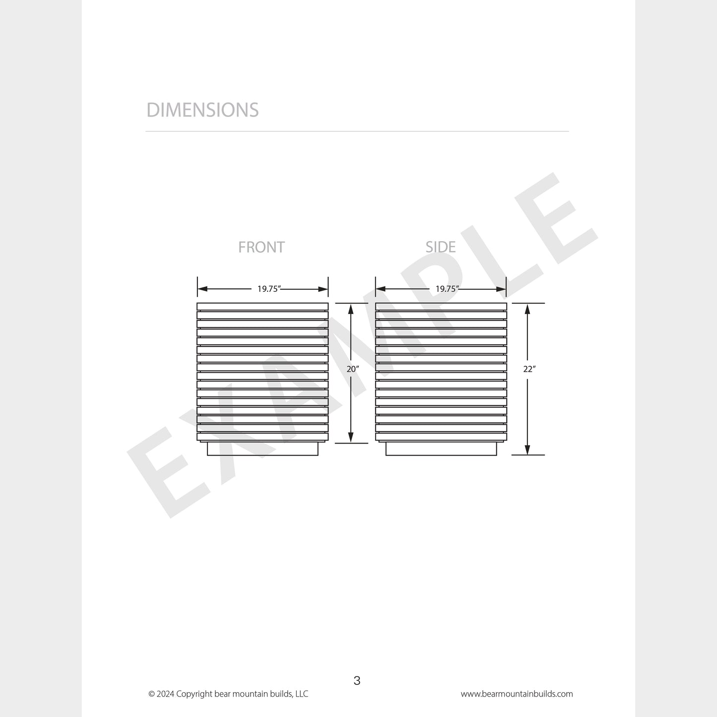 Modern Raised Planter Box