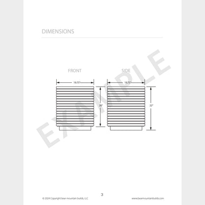 Modern Raised Planter Box