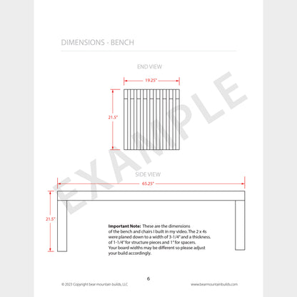 Slat Bench
